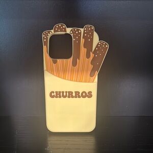 Churros Themed Phone Case - Cream and Brown